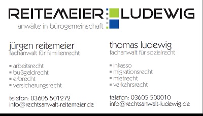 Rechtsanwalt Thomas Ludewig | Bahnhofstraße 15 | 37327 Leinefelde